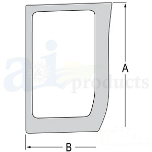 GLASS; LOWER FRONT RH — Part #EAP-194025
