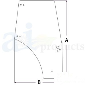 GLASS; CAB DOOR RH — Part #EAP-194071