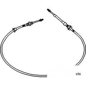 HYD. REMOTE/CLUTCH CABLE — Part #EAP-196314