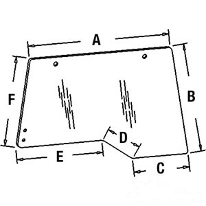 GLASS SIDE WINDOW - RH — Part #EAP-196322