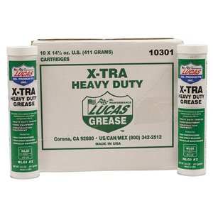 Lucas Oil X-tra HD Grease, Ten 14.5 oz. tubes, case, 10 — Part #EAP-197237