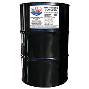 Lucas Oil 2-Cycle Oil, Semi-Synthetic, 55 gallon drum — Part #EAP-197258