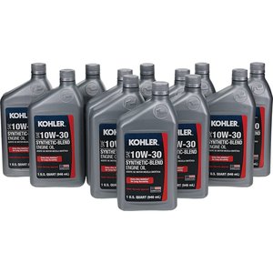 Kohler OEM 4-Cycle Engine Oil, Kohler 25 357 64-S, case, 12 — Part #EAP-197386