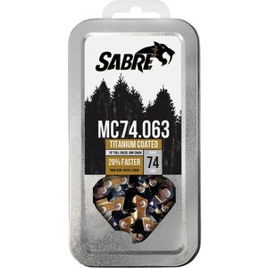 Sabre 18" Chainsaw Chain, .325" Chisel, .063", 74 DL — Part #EAP-197589