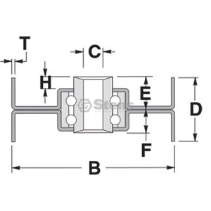Flat Idler, Bobcat 38184-1 — Part #EAP-204157