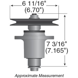 Spindle Assembly, Exmark 103-1184 — Part #EAP-204399