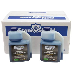 Shield 2-Cycle Engine Oil, 50:1 Full Synthetic, Twelve 16 oz. bottles, case, 12 — Part #EAP-212455