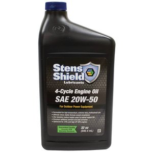 Shield 4-Cycle Engine Oil, SAE 20W-50, Twelve 32 oz. bottles, case, 12 — Part #EAP-212458